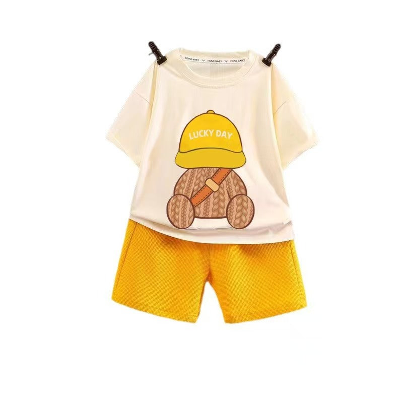 Baby Boy Sweatshirt Set Bangladesh | Comfortable Kids Clothing Set - T-shirt Set - Baby's World (view 3)