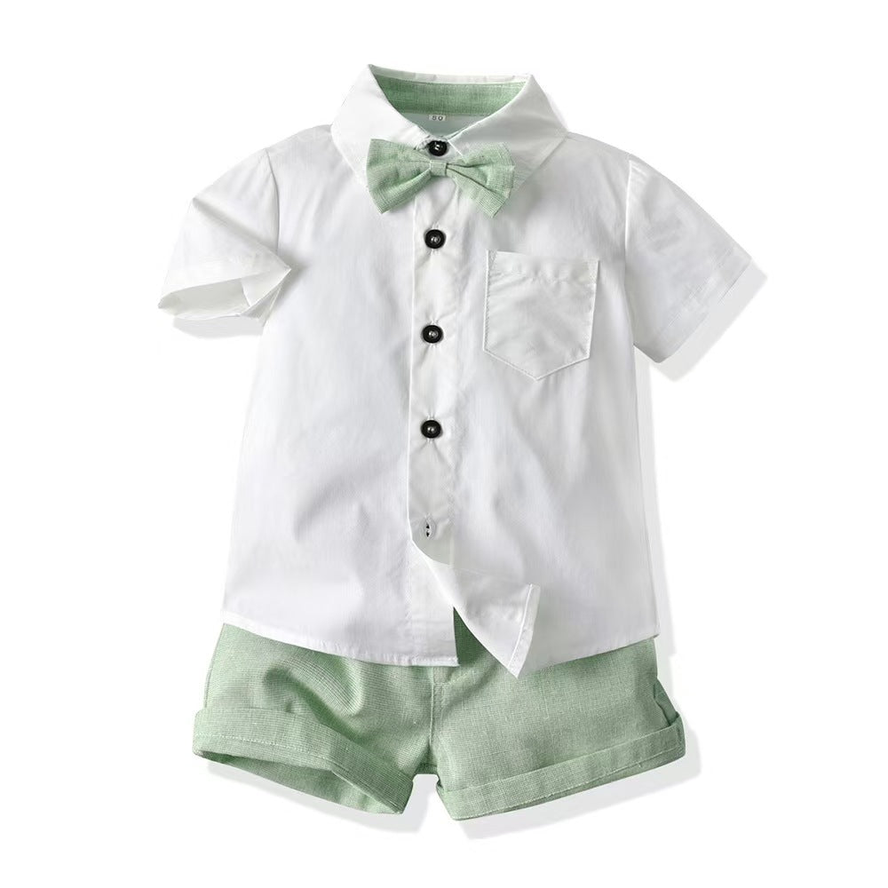 Baby Fashion Summer Party Dress Set - T-shirt Set - Baby's World (view 6)