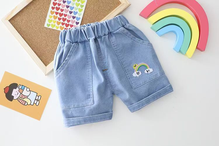 Baby Rainbow Dress Bangladesh | Original Imported Cute Baby Party Dress - T-shirt Set - Baby's World (view 8)