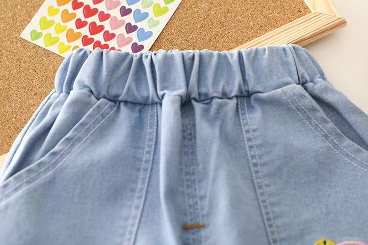 Baby Rainbow Dress Bangladesh | Original Imported Cute Baby Party Dress - T-shirt Set - Baby's World (view 9)