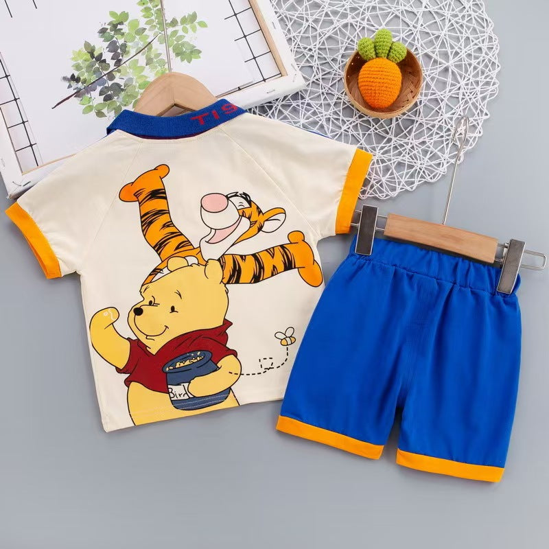 Baby Boy Fashion Dress Set Bangladesh | Original Imported Kids Outfit Set - T-shirt Set - Baby's World (view 5)