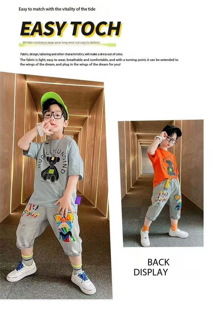 Boy Fashion Dress Set - T-shirt Set - Baby's World (view 5)