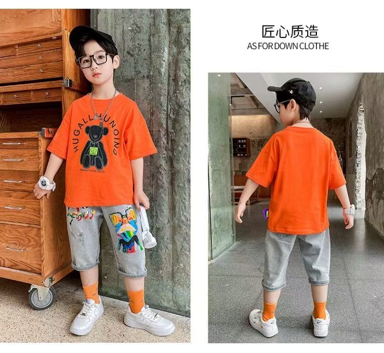 Boy Fashion Dress Set - T-shirt Set - Baby's World (view 7)