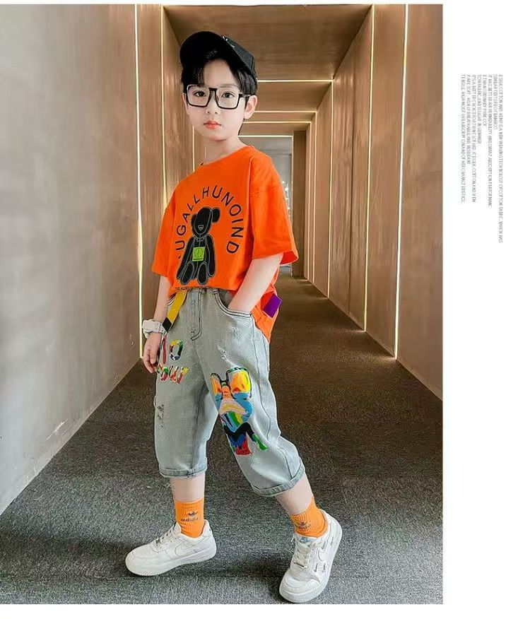 Boy Fashion Dress Set - T-shirt Set - Baby's World (view 9)