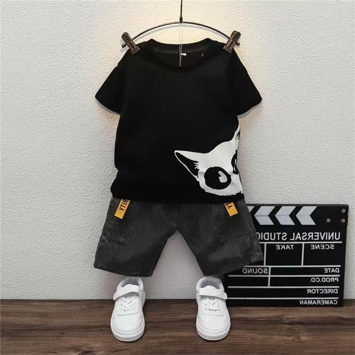 Boys Casual Fashion Dress - T-shirt Set - Baby's World (view 2)