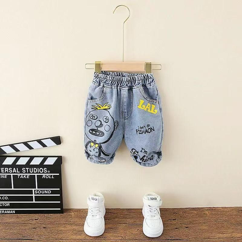 Boys Summer Clothes Handsome Children's Clothing Boys Suits - T-shirt Set - Baby's World (view 9)
