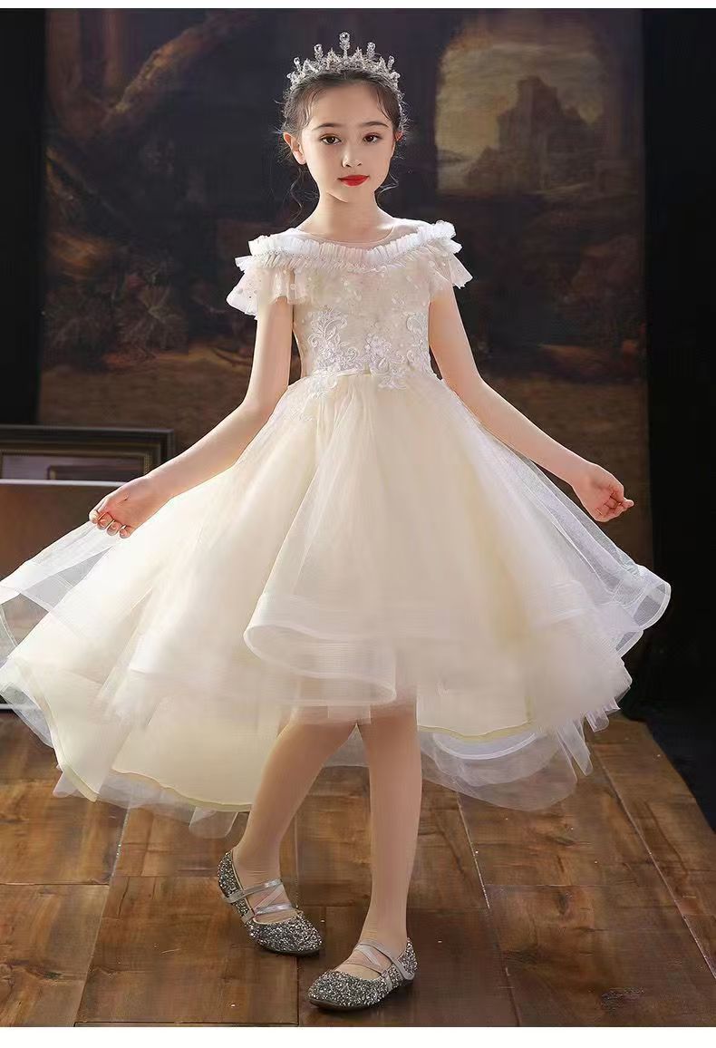 Children's Dress High-end Trailing Princess Dress