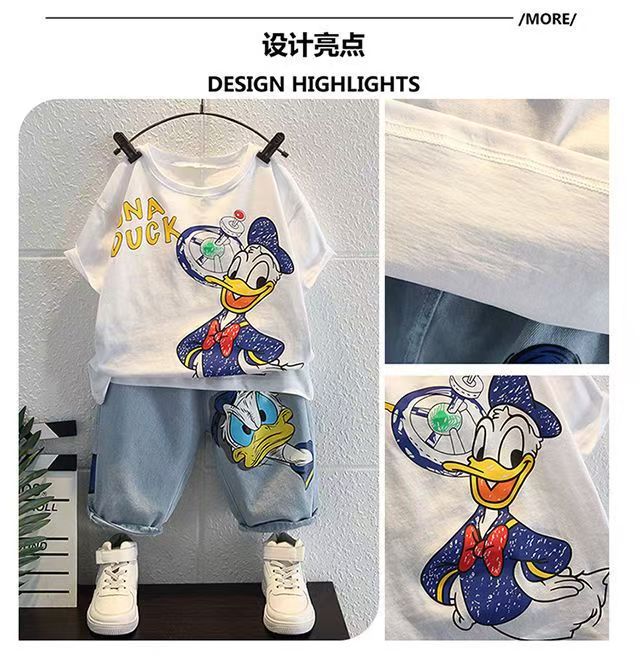 Children Fashion Dress Set Bangladesh | Imported Outfit - T-shirt Set - Baby's World (view 4)