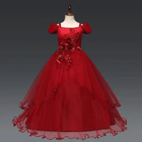 Girls Princess Long Gown Bangladesh | Original Imported Elegant Party Dress for Kids