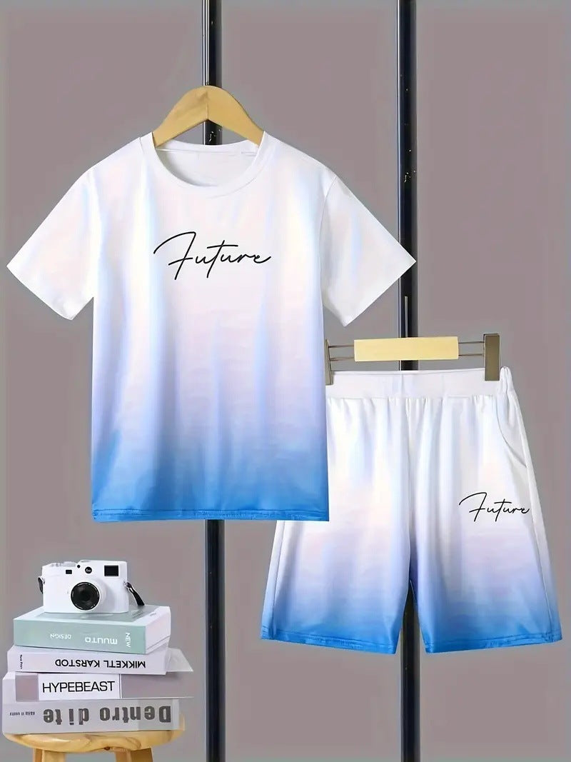 Boys Casual Short - Boys' Casual Short Sleeve T-shirt Top Shorts Two-piece Set - Boys & Kids dresses - Baby's World (view 5)