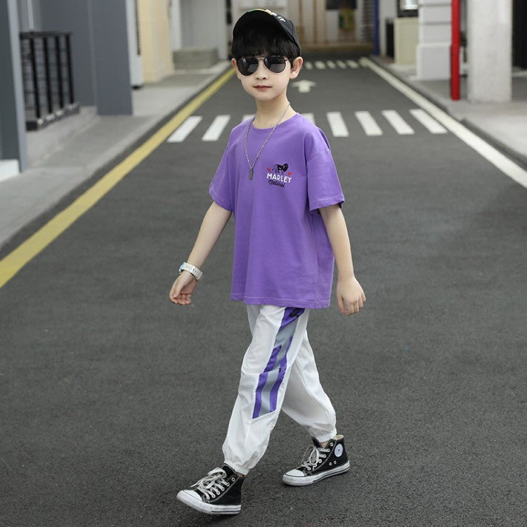 New Medium And Big Boy Handsome Boy Summer Short Sleeve - Boys Summer & Party Dresses - Baby's World (view 4)