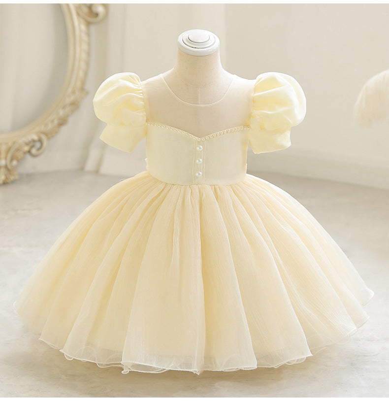Princess Performance Dress Children Full-year Dress