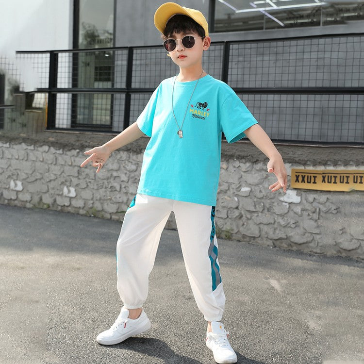 New Medium And Big Boy Handsome Boy Summer Short Sleeve - Boys Summer & Party Dresses - Baby's World