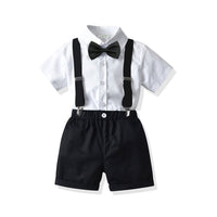 Boys White Short Short-sleeved Shirt | Baby's World Bangladesh