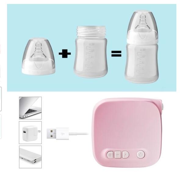 Automatic Milk Pumps Kit Electric Breast Natural Suction Enlarger Feeding Bottle USB Breast Milksucker BM - BaBy's World