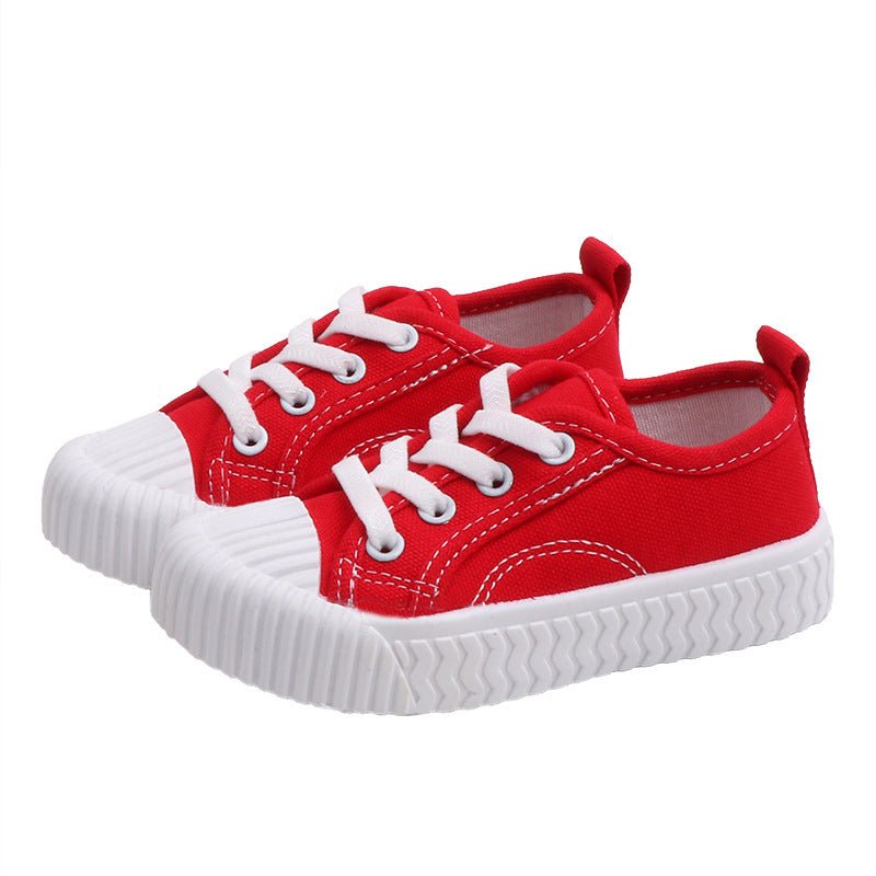 Autumn Korean Style Children's Candy-colored Canvas Shoes - BaBy's World