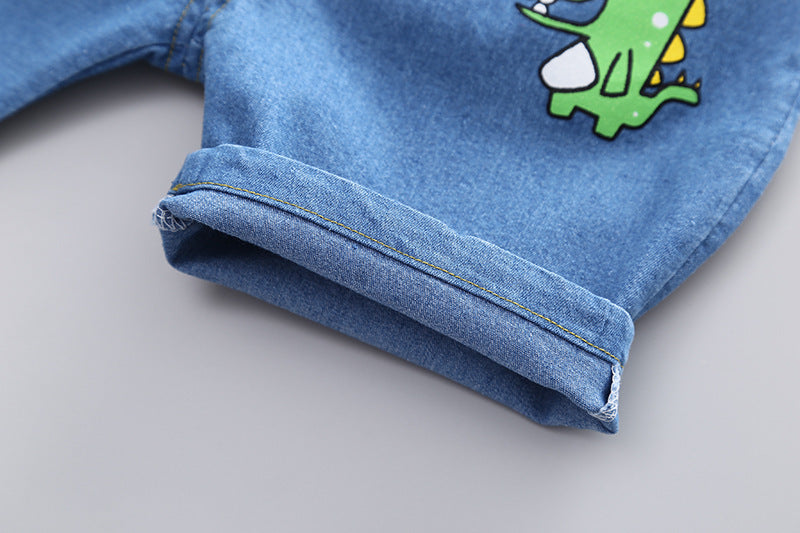 Boys Short Sleeved - Boys' Short-sleeved Cartoon Casual Suit - Boys Clothing - Baby's World (view 7)
