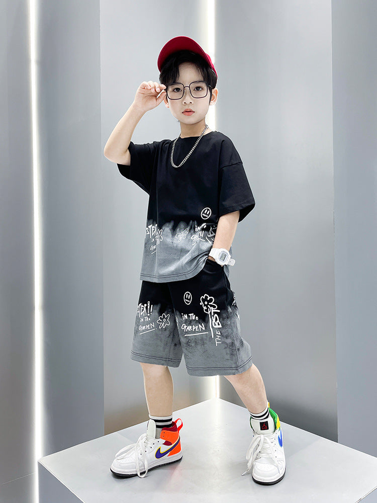 Boys Sports Summer Outfit – Short Sleeve Two Piece Set - Boys Clothing - Baby's World