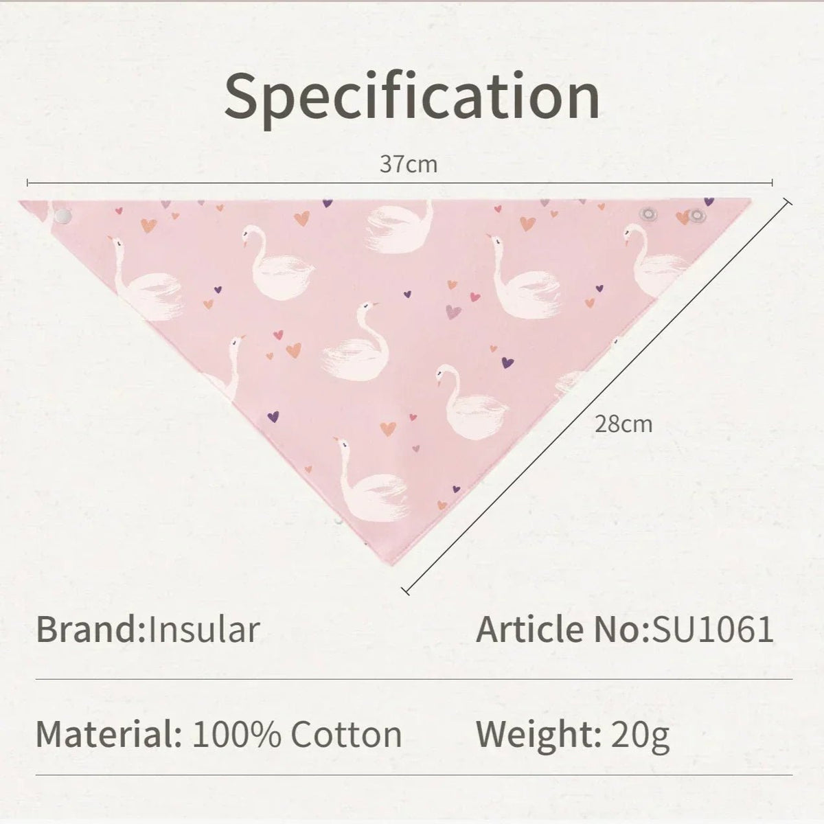 Baby Bib bib Bibs Skin-friendly Infant Soft Saliva Towel Triangular Type Kids Handkerchief 100% Cotton Double-sided Printed 3-8Y - BaBy's World