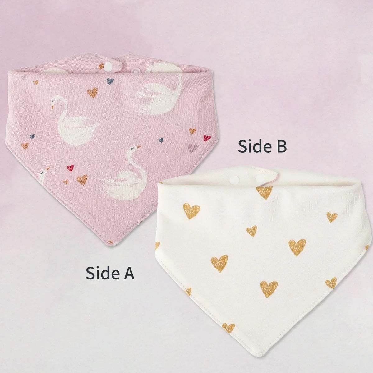 Baby Bib bib Bibs Skin-friendly Infant Soft Saliva Towel Triangular Type Kids Handkerchief 100% Cotton Double-sided Printed 3-8Y - BaBy's World
