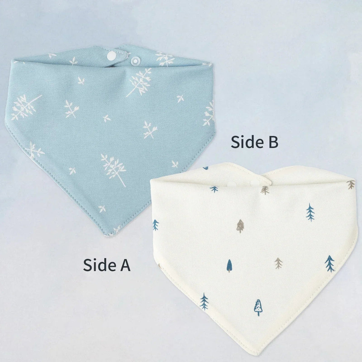 Baby Bib bib Bibs Skin-friendly Infant Soft Saliva Towel Triangular Type Kids Handkerchief 100% Cotton Double-sided Printed 3-8Y - BaBy's World