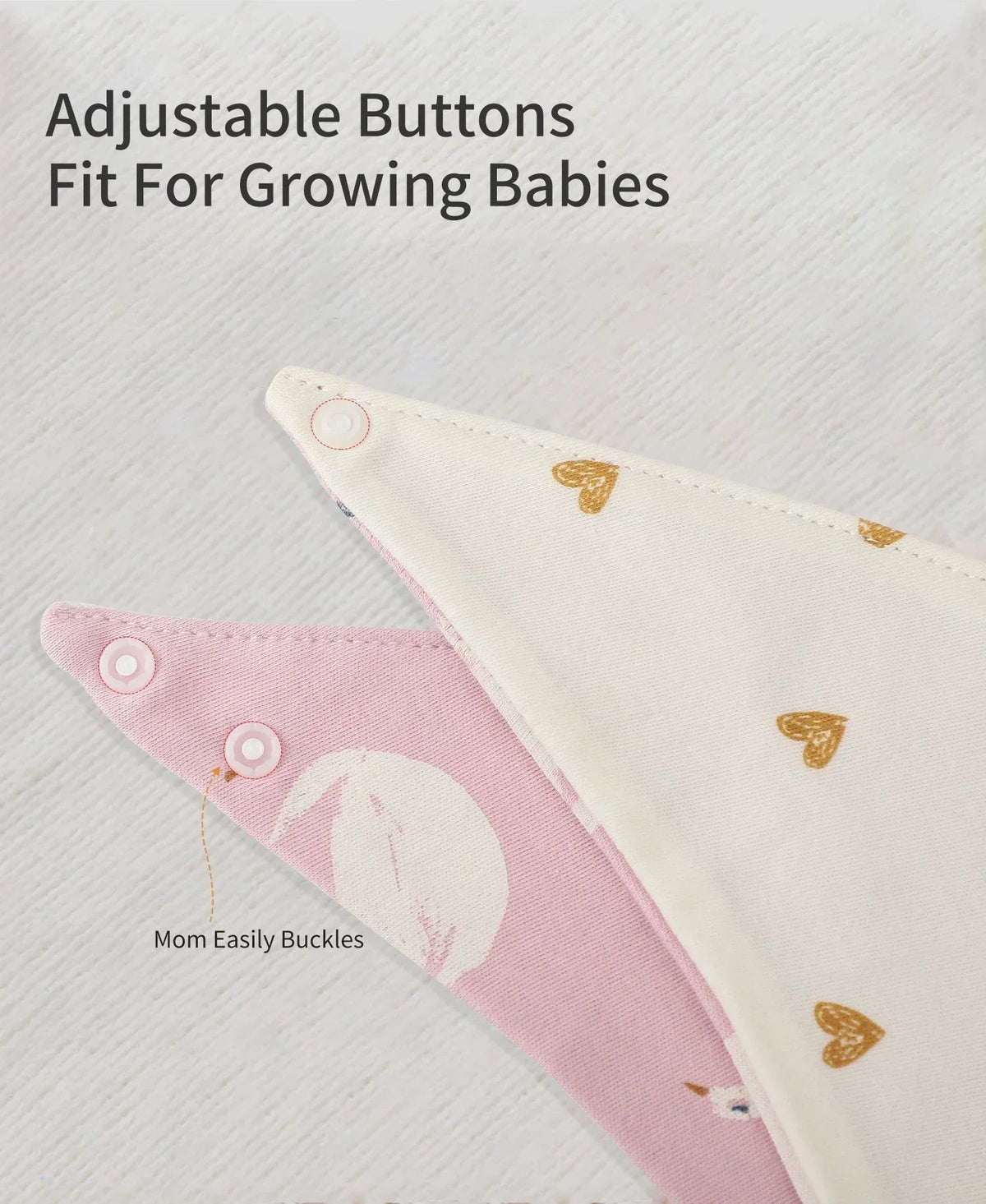 Baby Bib bib Bibs Skin-friendly Infant Soft Saliva Towel Triangular Type Kids Handkerchief 100% Cotton Double-sided Printed 3-8Y - BaBy's World