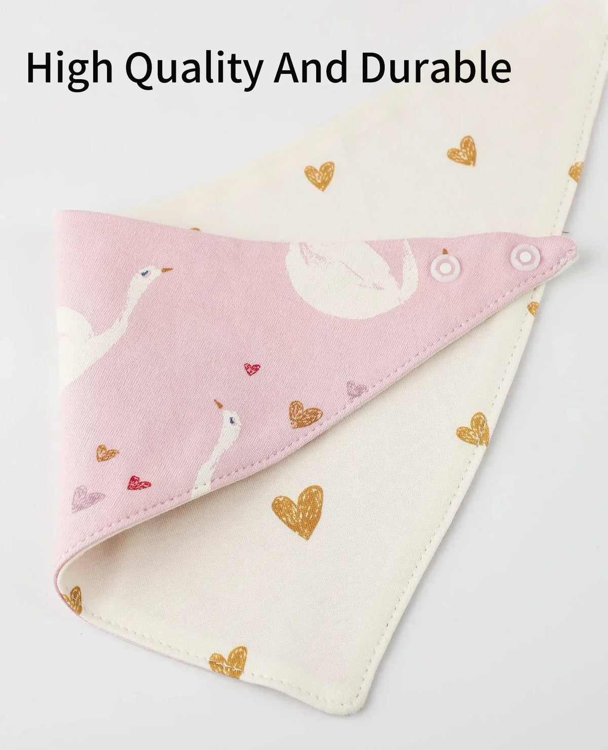 Baby Bib bib Bibs Skin-friendly Infant Soft Saliva Towel Triangular Type Kids Handkerchief 100% Cotton Double-sided Printed 3-8Y - BaBy's World