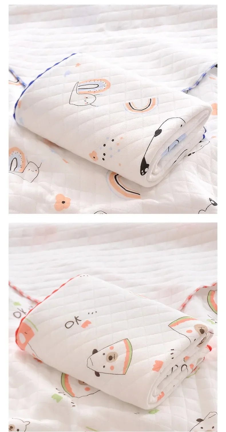Baby Blanket Cotton Baby Skin Friendly Windproof Swaddle Blanket Newborn Napping Air-conditioned Quilt Multifunctional Blanket - BaBy's World