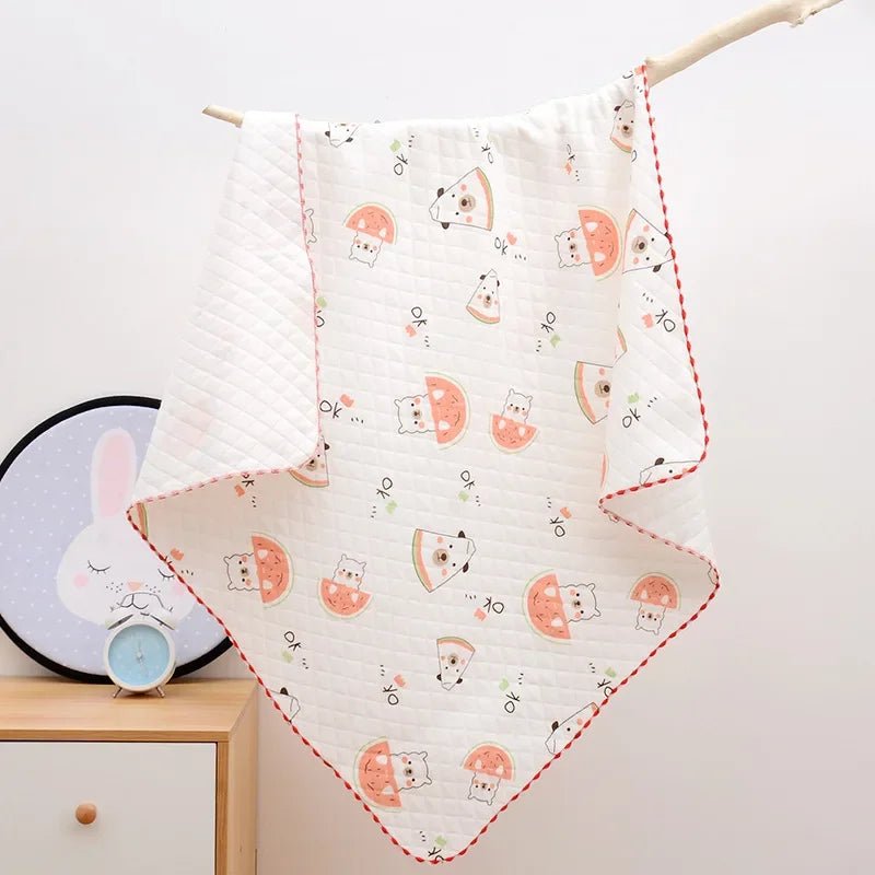 Baby Blanket Cotton Baby Skin Friendly Windproof Swaddle Blanket Newborn Napping Air-conditioned Quilt Multifunctional Blanket - BaBy's World