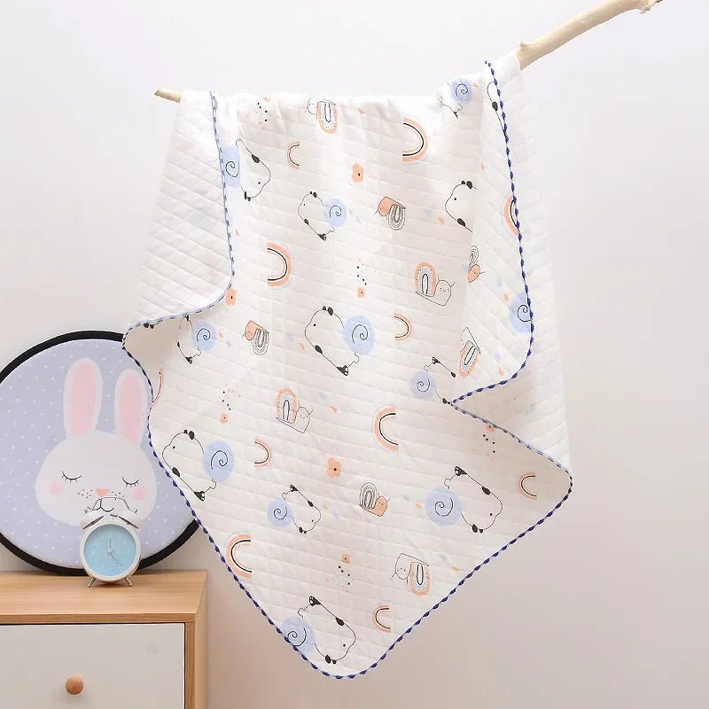 Baby Blanket Cotton Baby Skin Friendly Windproof Swaddle Blanket Newborn Napping Air-conditioned Quilt Multifunctional Blanket - BaBy's World