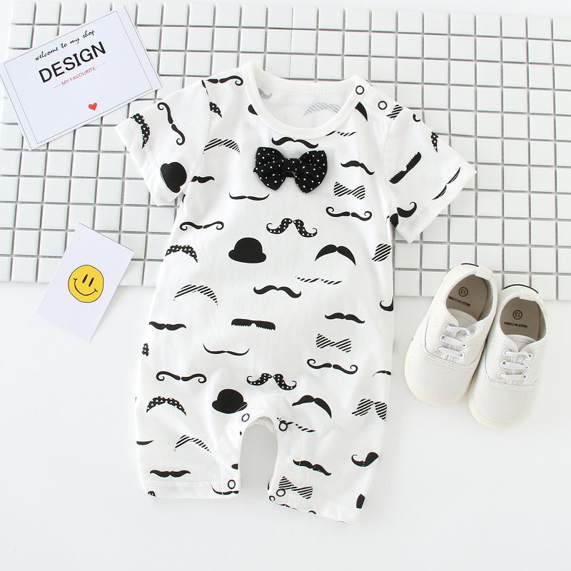 Baby bow gentleman climbing suit - Boys Clothing - Baby's World (view 4)