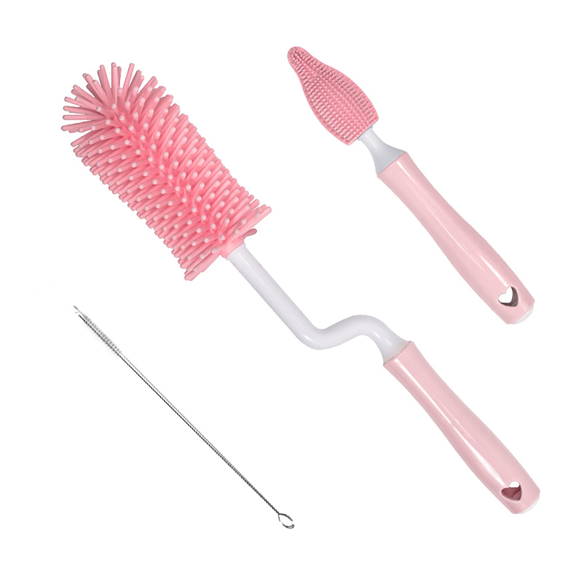 Baby Silicone Bottle Brush & Straw Cleaning Set Bangladesh - BaBy's World