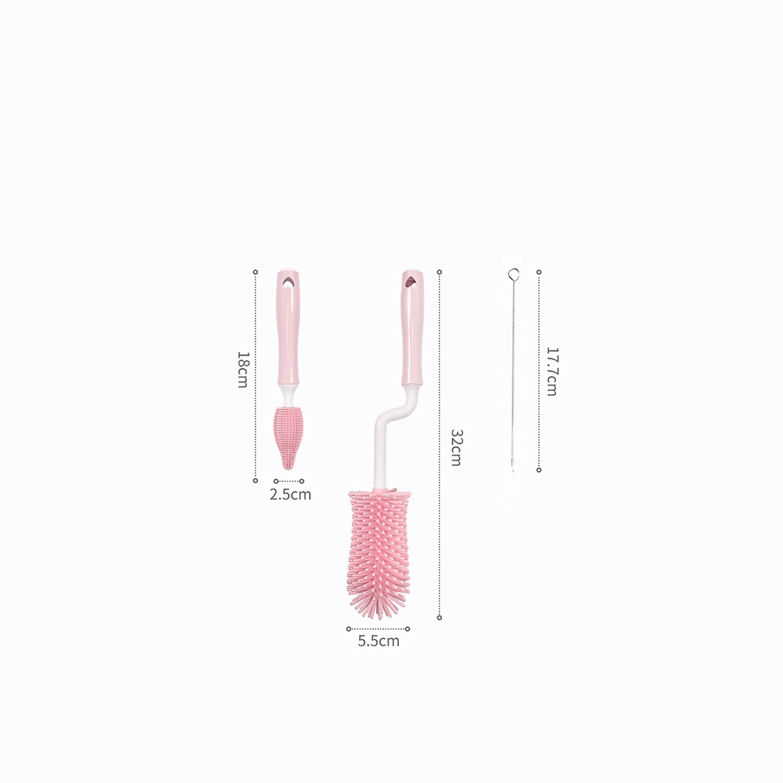 Baby Silicone Bottle Brush & Straw Cleaning Set Bangladesh - BaBy's World