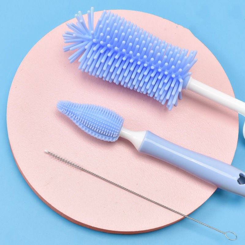Baby Silicone Bottle Brush & Straw Cleaning Set Bangladesh - BaBy's World