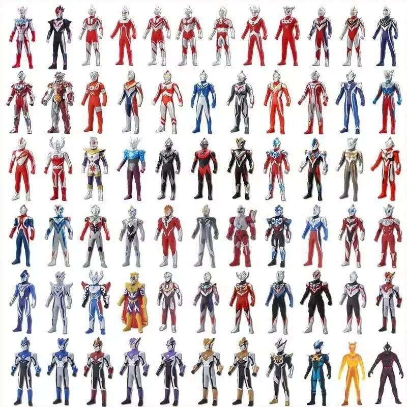 BANDAI Ultraman Soft Rubber Series EX Ultraman G Powered Tregear Tartarus Collectible Model Toys Children Birthday Gift - BaBy's World