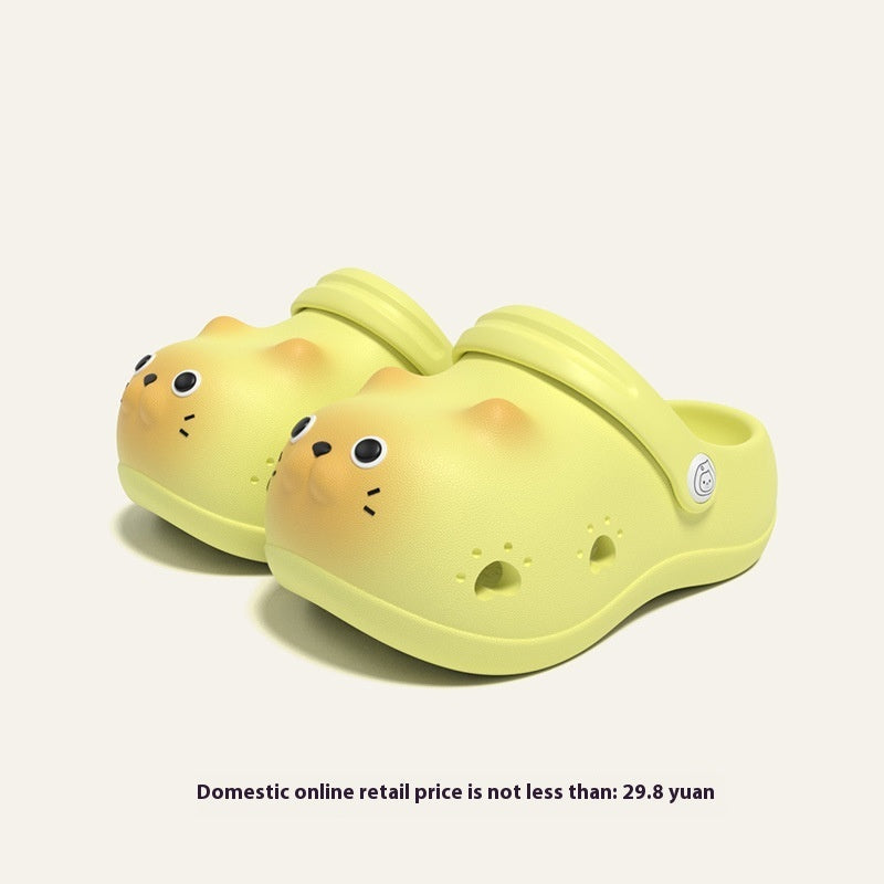 Children's Closed Toe Home Outdoor Slippers