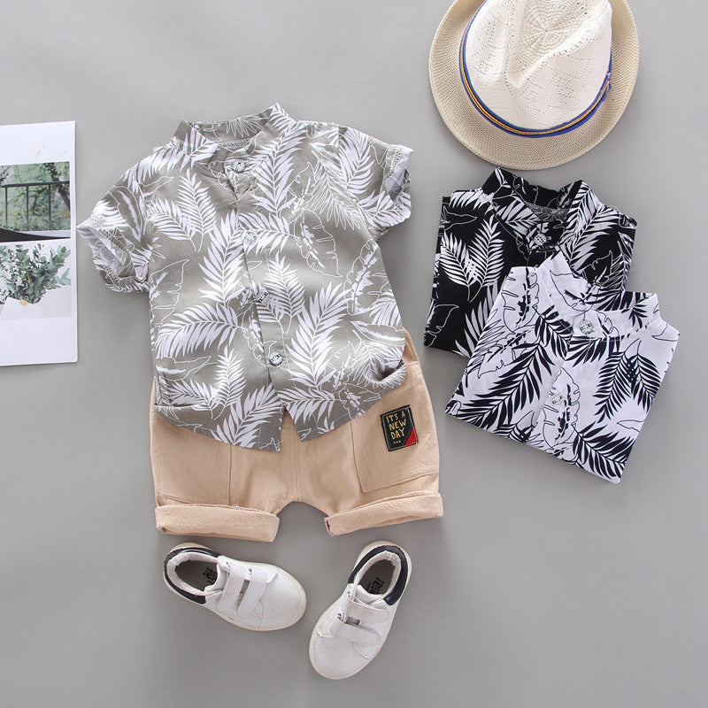 Korean Style Children's Baby Clothes Two Piece Set - Boys Summer & Party Dresses - Baby's World