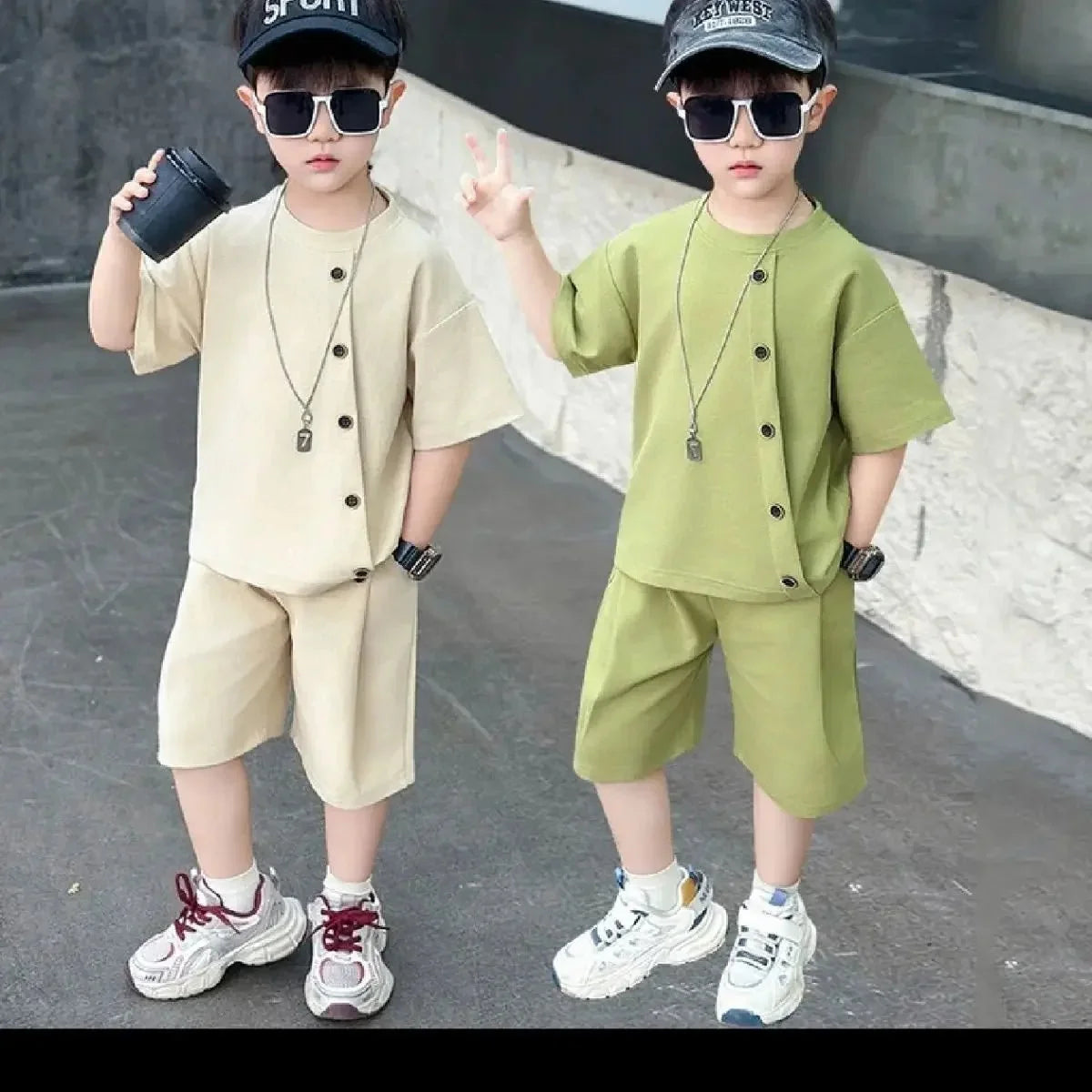 Boys Kids Set - Boys 7 Kids Set Boy's Suit Child Outfit Boys' Summer Shirts Fashion Children Casual Clothes 4 Clothing