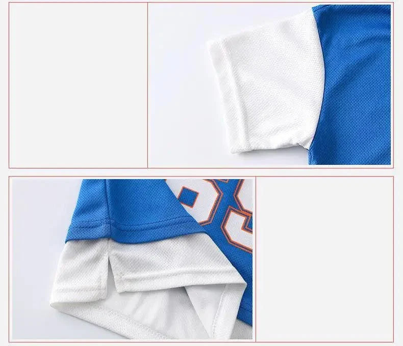 Boys Clothes Sets Summer Breathable Tracksuit Fashion Children's Sports Two Piece Set T-shirt + Shorts Suits - Boys Summer &