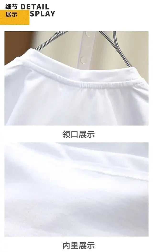 Boys Summer Clothing Set Letter Print Short Sleeved T-shirt+Denim Shorts 2Pcs Suit For Kids Handsome Casual Outfit - Boys