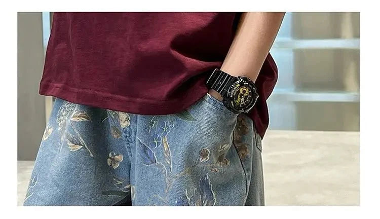 Boys Summer Outfit - Boys' Summer Outfit Sets New Style Children's Short Sleeved T-shirt Long Pants Two-piece Suits Big