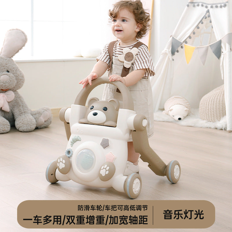Baby Walker Anti-O-Leg Infant Multi-Functional Music Light Walking Stroller Child Toy Cartoon Walker - image 2