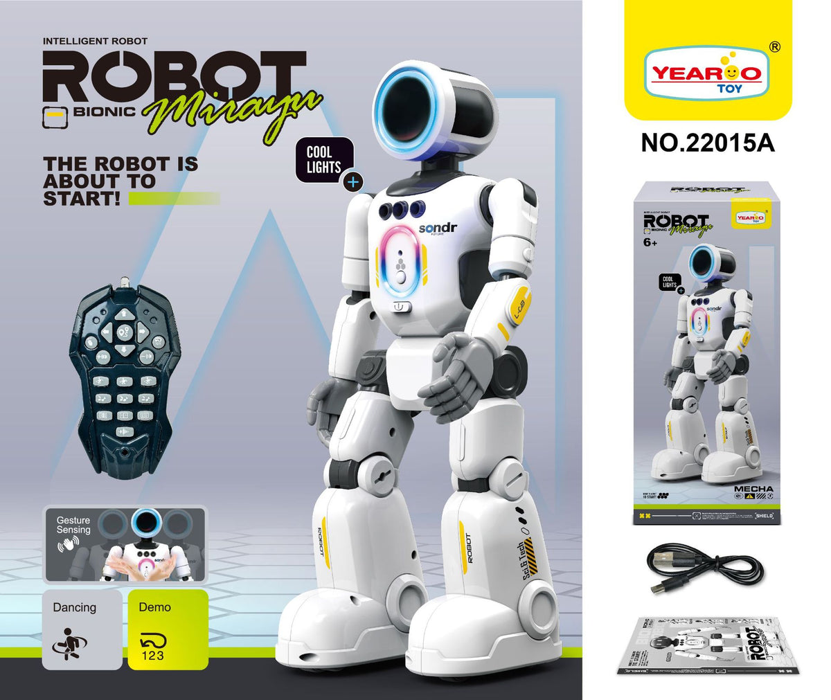 Ai Intelligent Conversation Robot Doubao Qianwen Ai Connected Singing and Dancing Sensor Interactive Gift Robot - 22015…