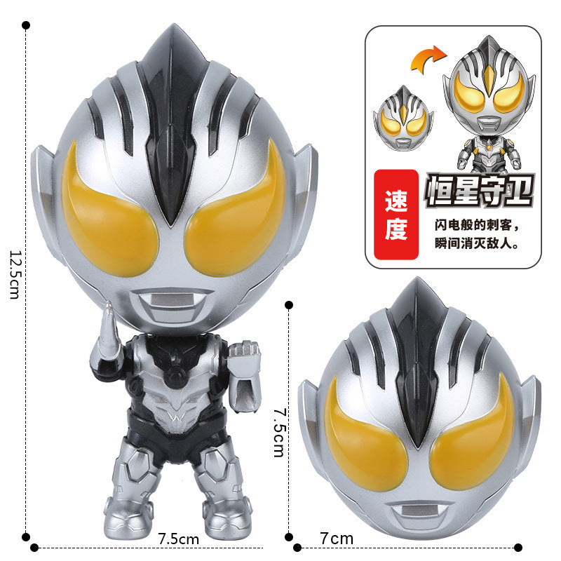 Authentic Ultra Superman Q Version Doll Transforming Robot Model Gashapon Gift Boys and Girls Toys Gifts Wholesale…