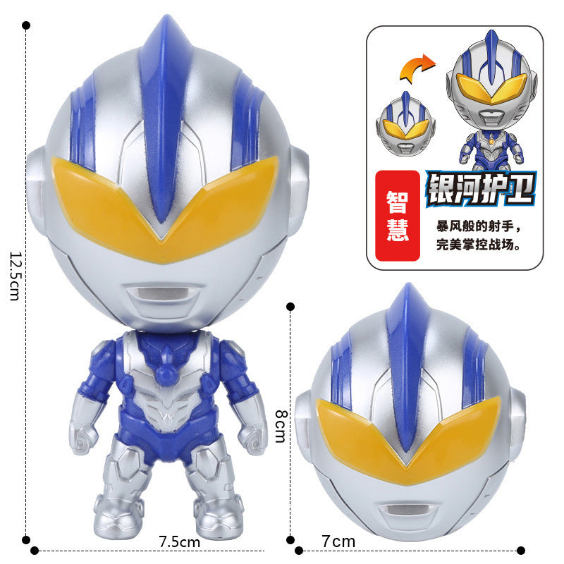 Authentic Ultra Superman Q Version Doll Transforming Robot Model Gashapon Gift Boys and Girls Toys Gifts Wholesale…