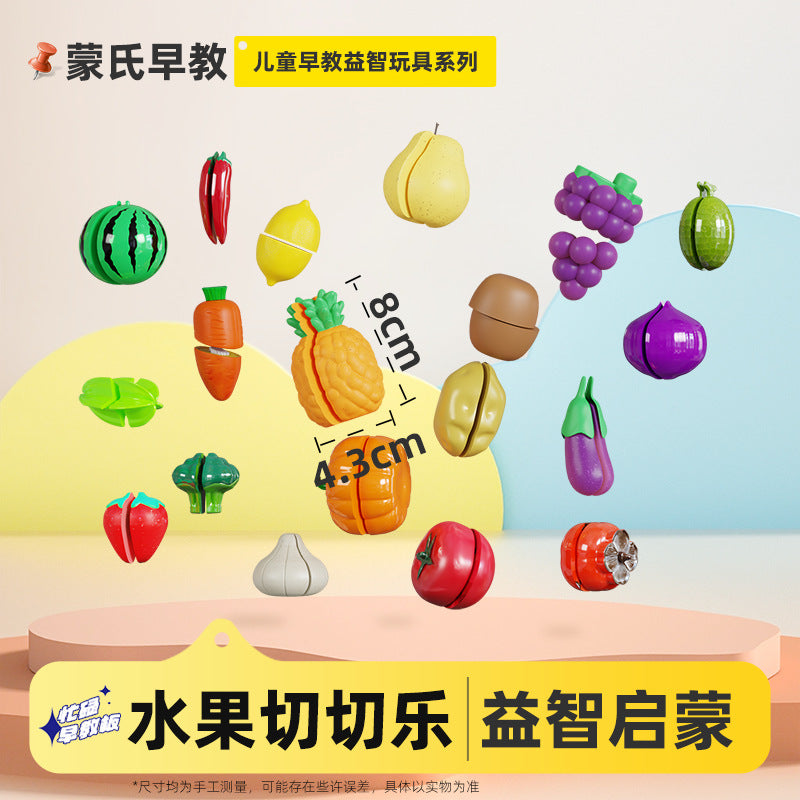 Fruit Cutting Fun Felt Board Busy Board Baby Montessori Early Education Educational Toy Board Fruit Picking Fun Learning…