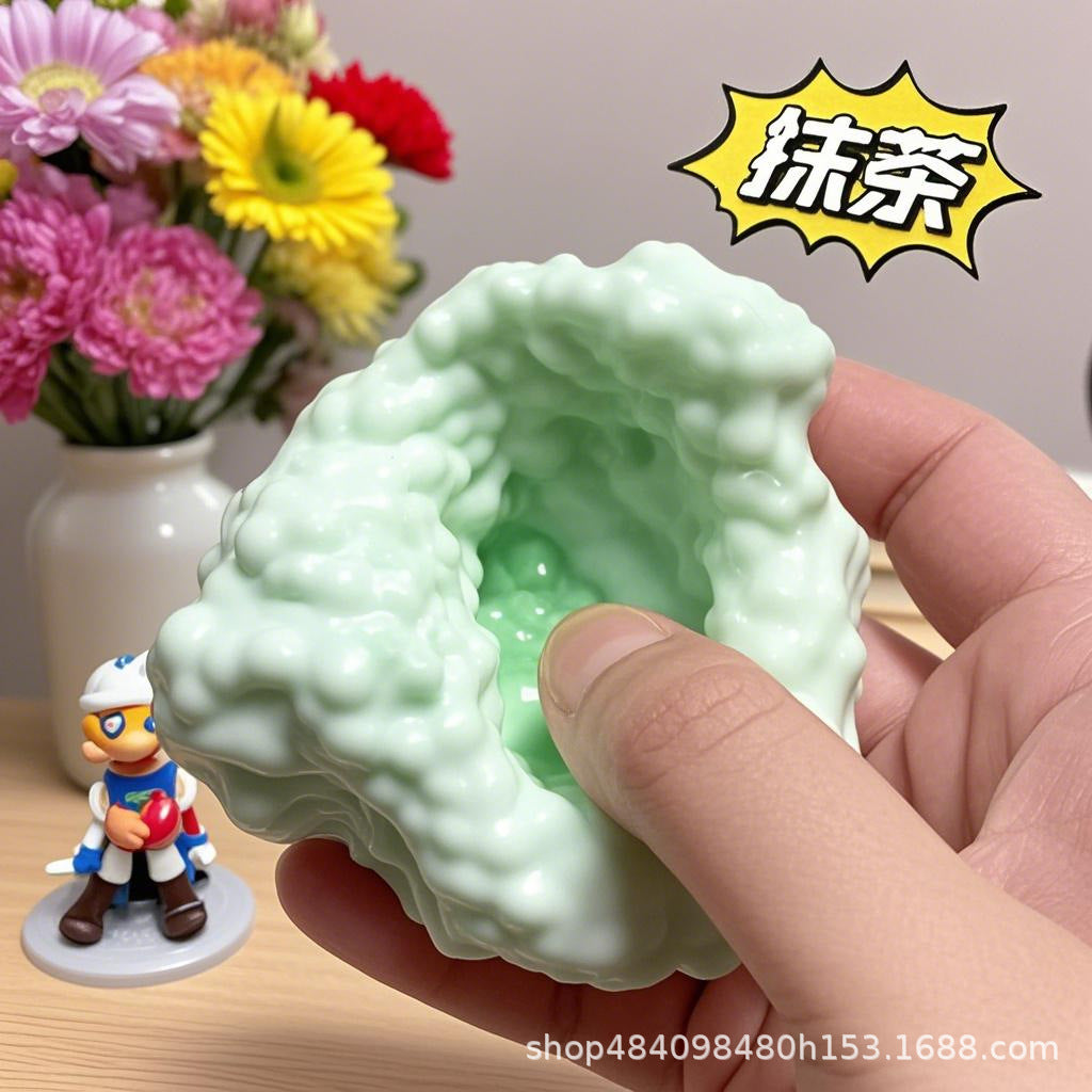 Ice skin glutinous rice paste kneading music hand-made ball needle tube manual diy shapeable slow rebound decompression toy…
