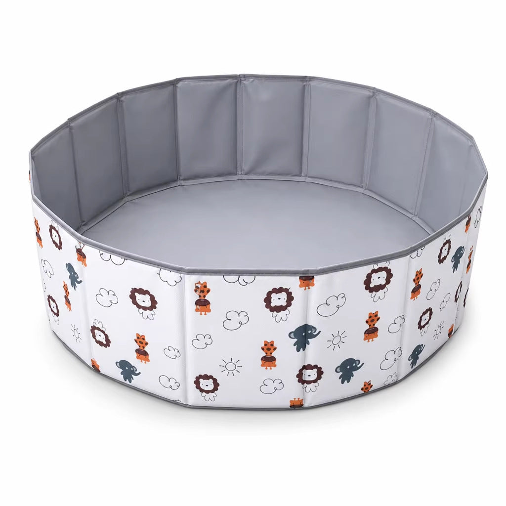Original factory children's foldable ball pit, non-inflatable ball pit, indoor play fence, portable storage toy - image 5