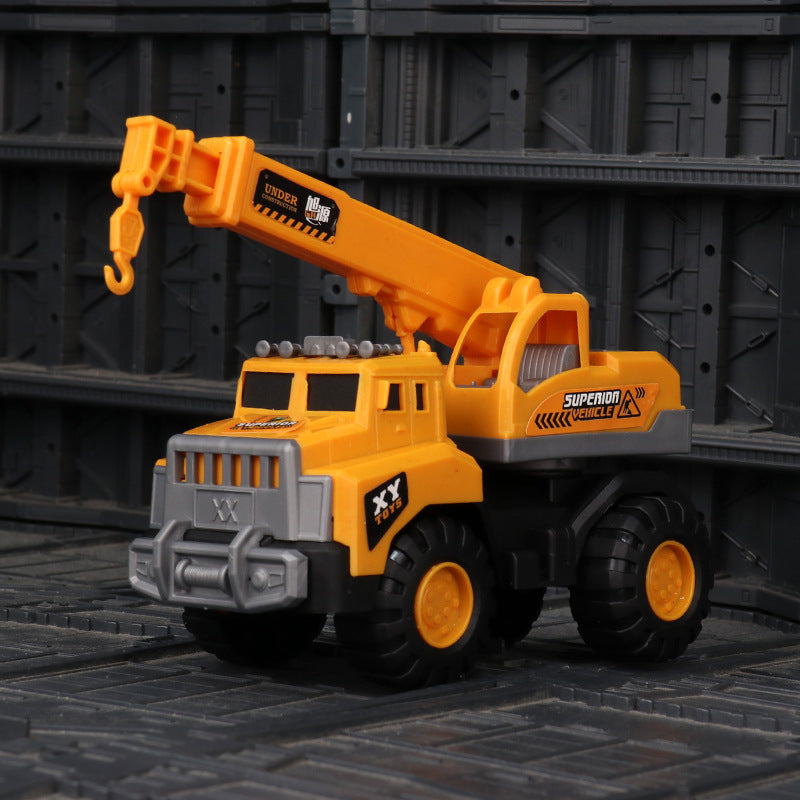 Children's large excavator engineering vehicle sliding bulldozer toy boy sand shovel beach cross-border 966-59 - 966-59 crane