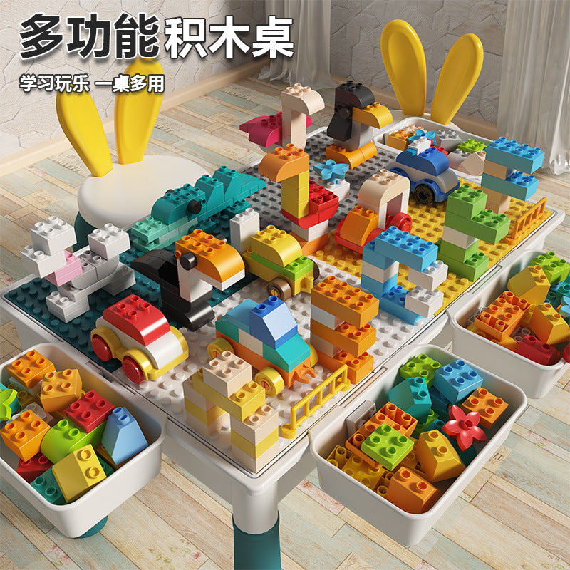 Compatible with Most Large Building Block Tables, Large-Sized Assembly Toys, Educational Children's Toys, Multi-Functional…